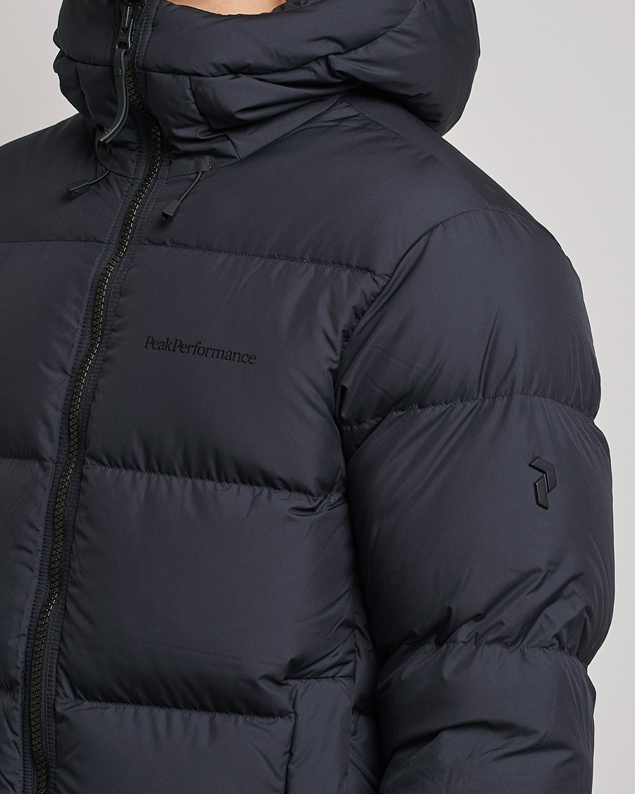 Hombres | Abrigos y chaquetas | Peak Performance | Rivel Down Hooded Jacket Black