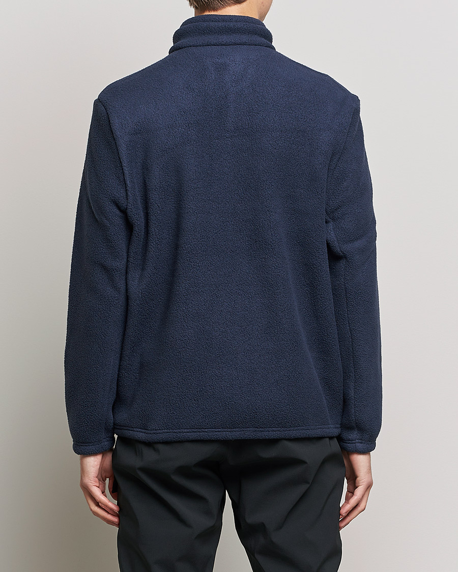Hombres | Jerséis y prendas de punto | Peak Performance | Fleece Snap T-Neck Blue Shadow