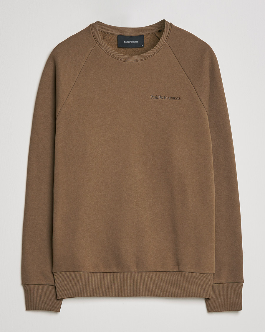 Hombres | Jerséis y prendas de punto | Peak Performance | Original Logo Crew Neck Woody