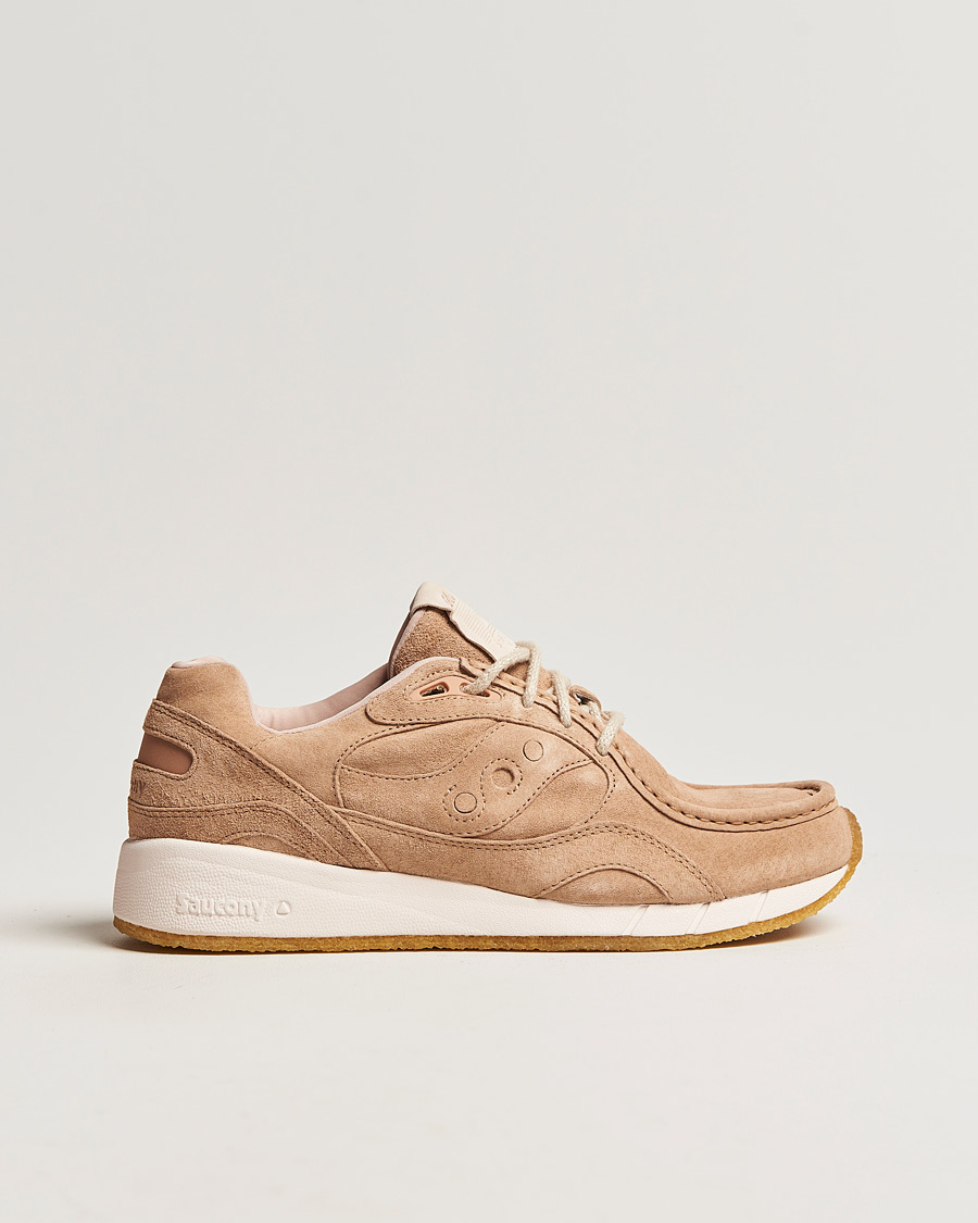 Hombres | Saucony Shadow 6000 Moc Suede Sneaker Sand | Saucony | Shadow 6000 Moc Suede Sneaker Sand