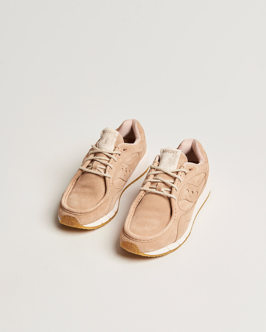 Hombres | Saucony Shadow 6000 Moc Suede Sneaker Sand | Saucony | Shadow 6000 Moc Suede Sneaker Sand