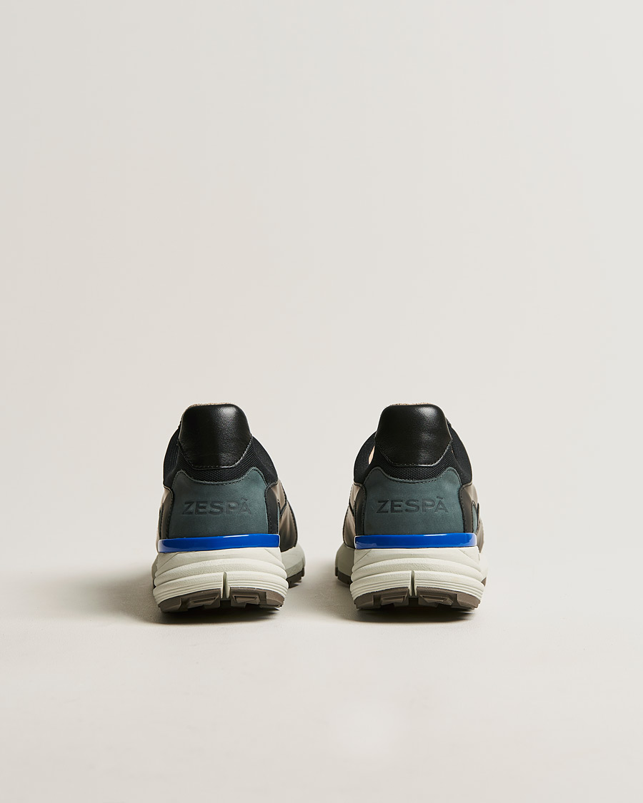 Hombres | Zespà ZSP Trail Outdoor Textile Sneakers Black/Anthracite | Zespà | ZSP Trail Outdoor Textile Sneakers Black/Anthracite