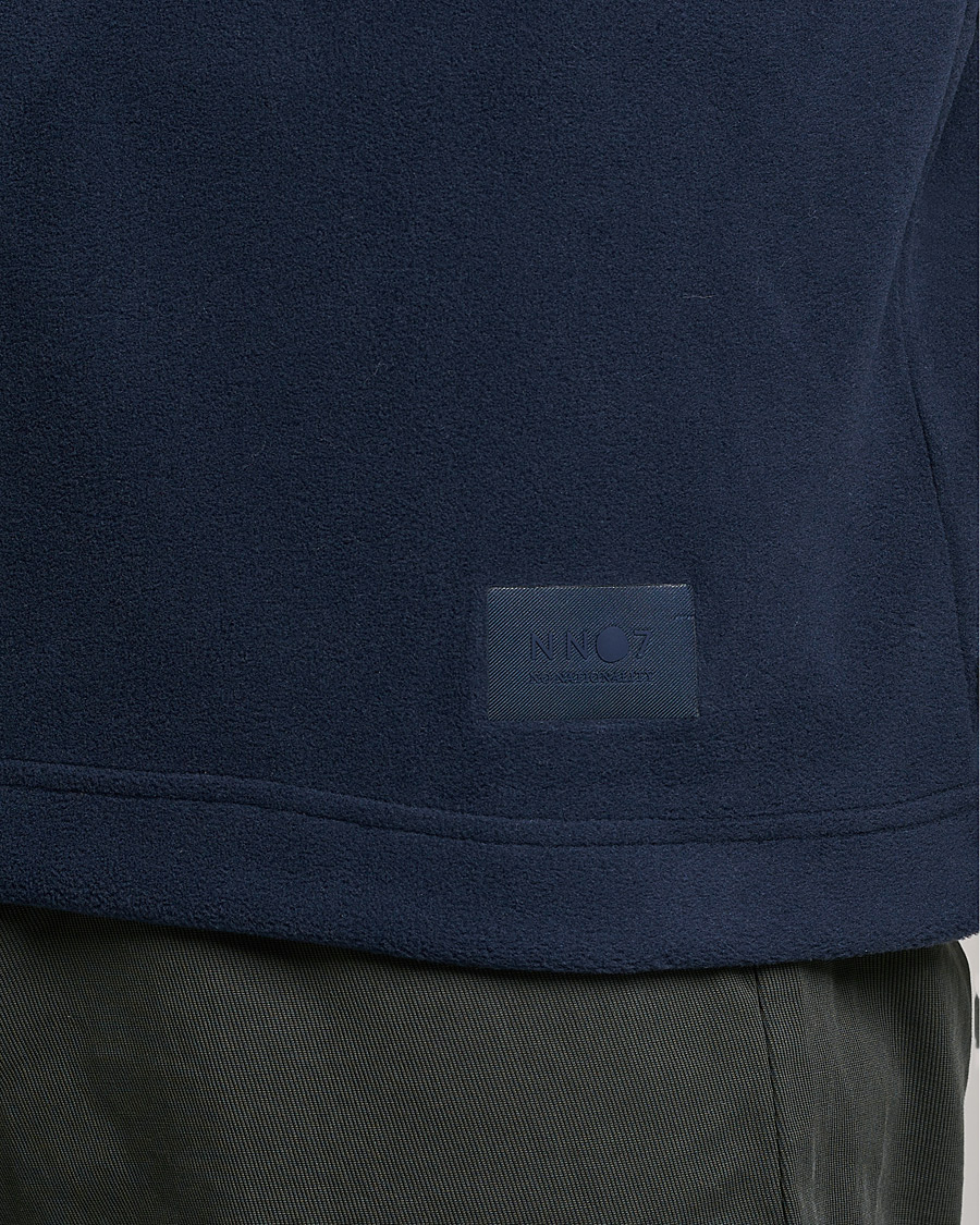 Hombres | Jerséis y prendas de punto | NN07 | Vinny Micro Fleece Polo Navy