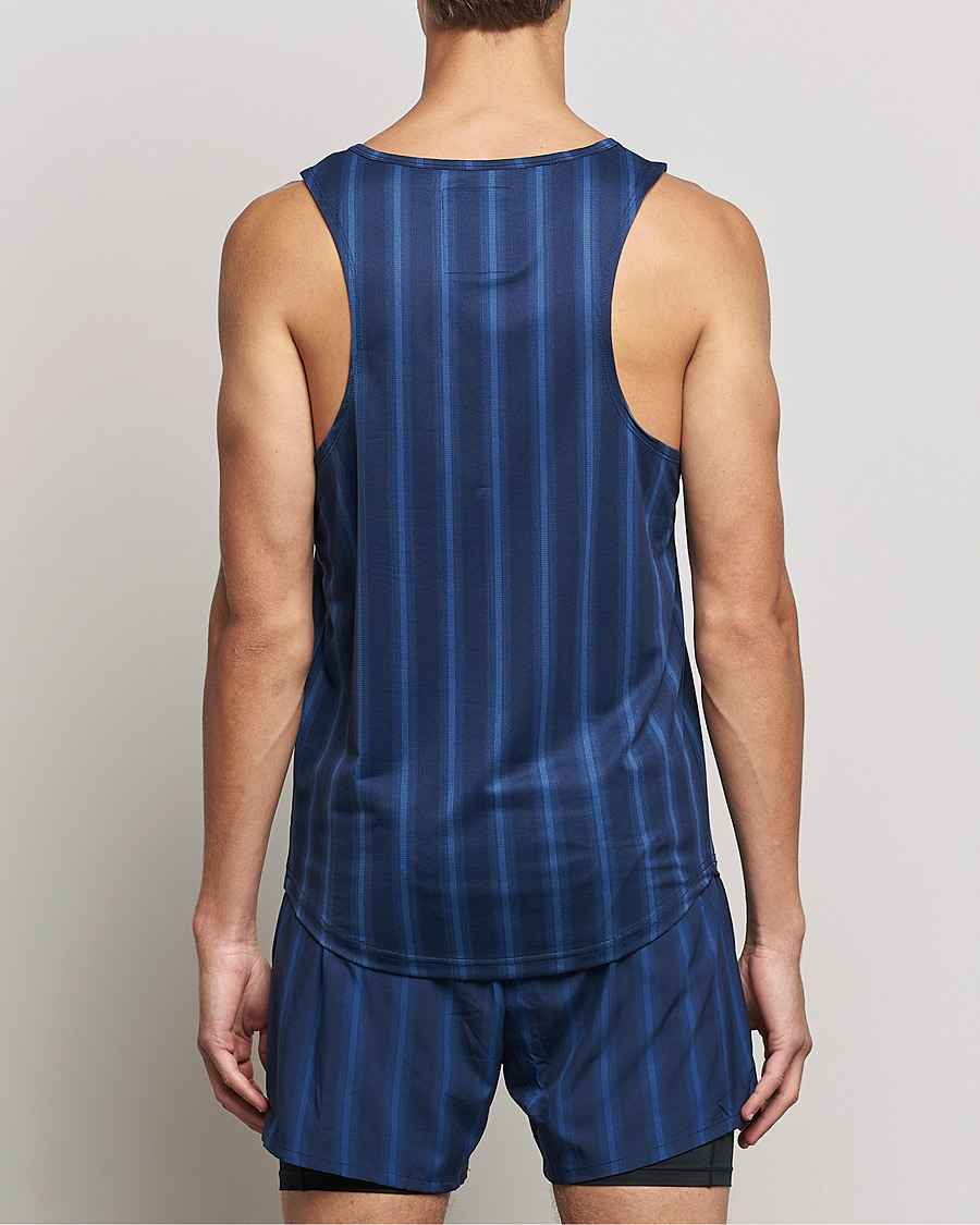 Hombres | Camisetas | NN07 | Combat Singlet Navy Stripe