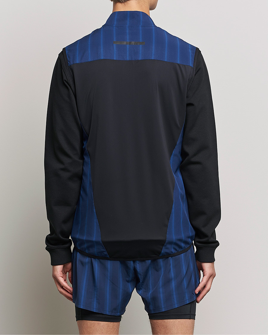 Hombres | Jerséis y prendas de punto | NN07 | Pace Full Zip Vest Navy Stripe