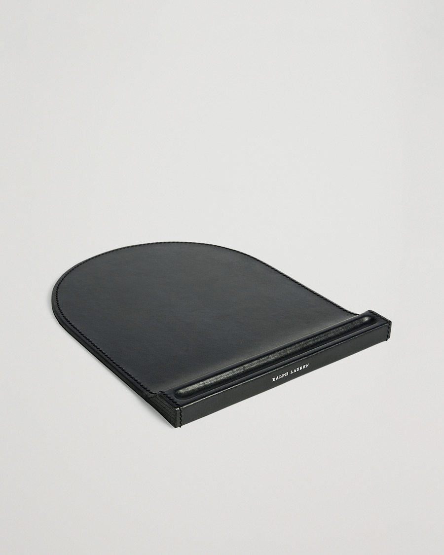 Hombres |  | Ralph Lauren Home | Brennan Leather Mouse Pad Black