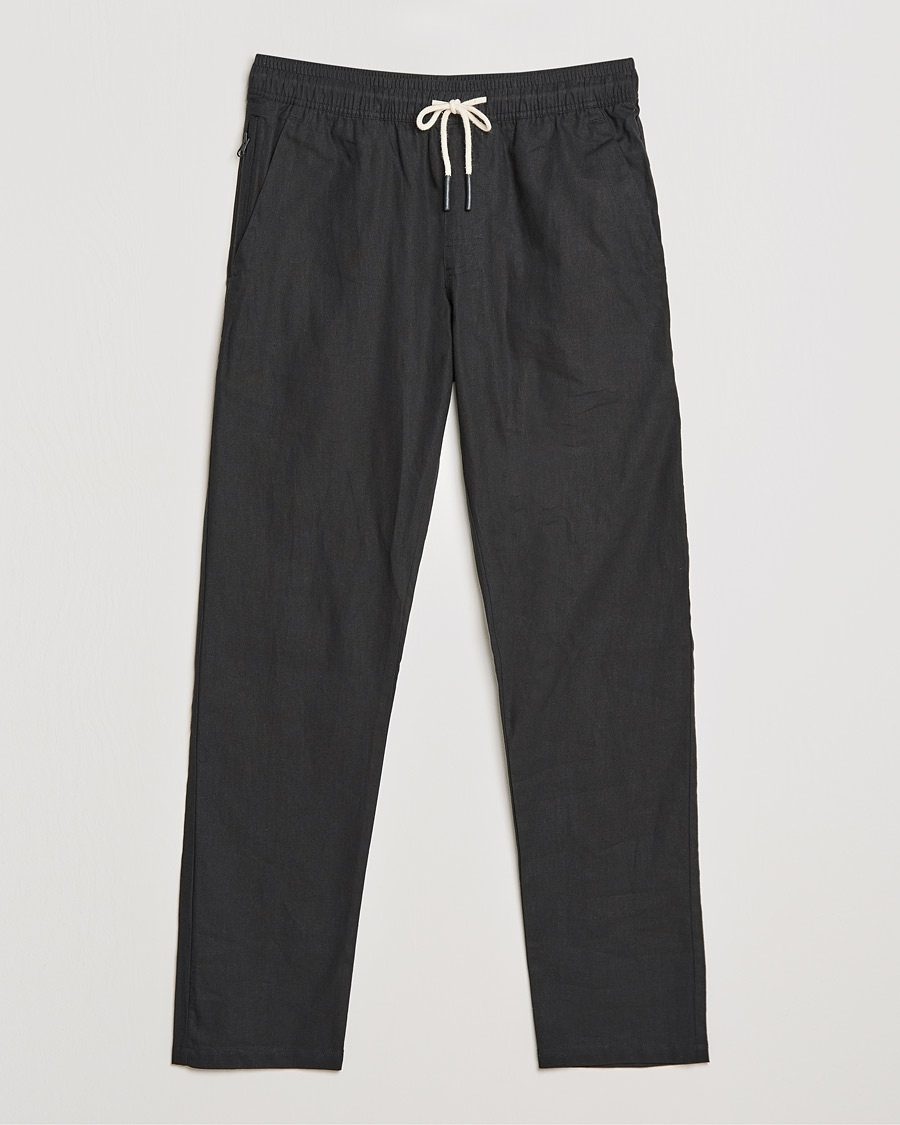 Hombres | Pantalones | OAS | Linen Long Pants Black