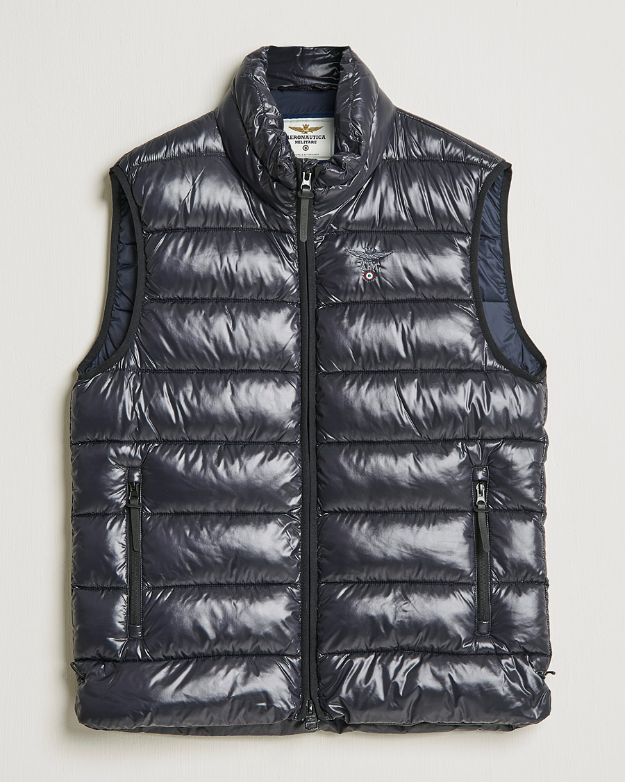 Hombres | Abrigos y chaquetas | Aeronautica Militare | Padded Gilet Blu Scuro