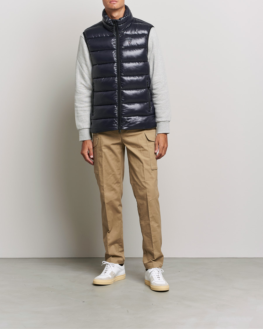 Hombres | Abrigos y chaquetas | Aeronautica Militare | Padded Gilet Blu Scuro
