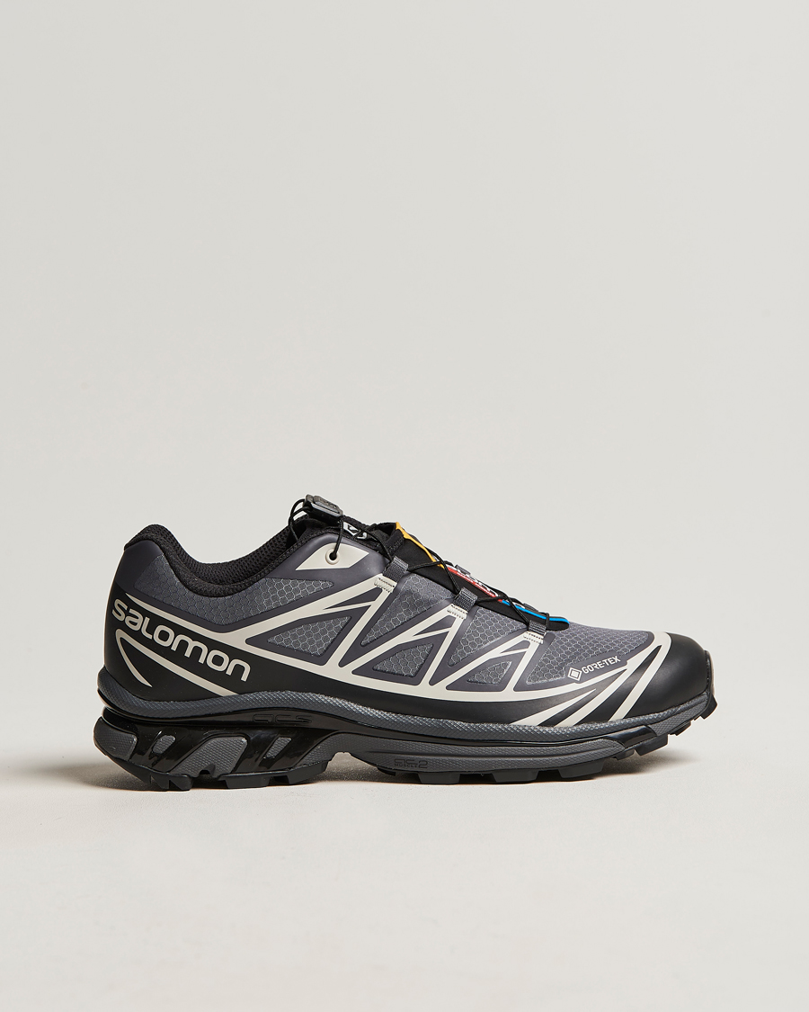 Hombres | Salomon XT-6 GTX Sneakers Black/Ebony | Salomon | XT-6 GTX Sneakers Black/Ebony