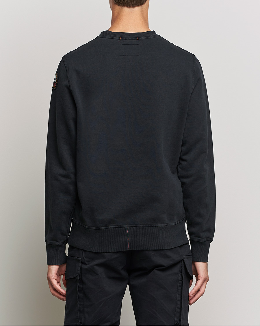 Hombres | Jerséis y prendas de punto | Parajumpers | Basic Cotton Fleece Sweatshirt Black