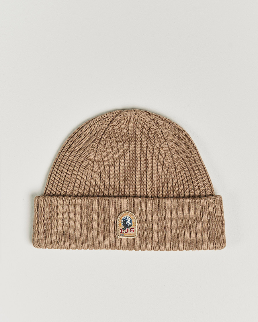 Hombres | Parajumpers Ribbed Hat Cappuccino | Parajumpers | Ribbed Hat Cappuccino