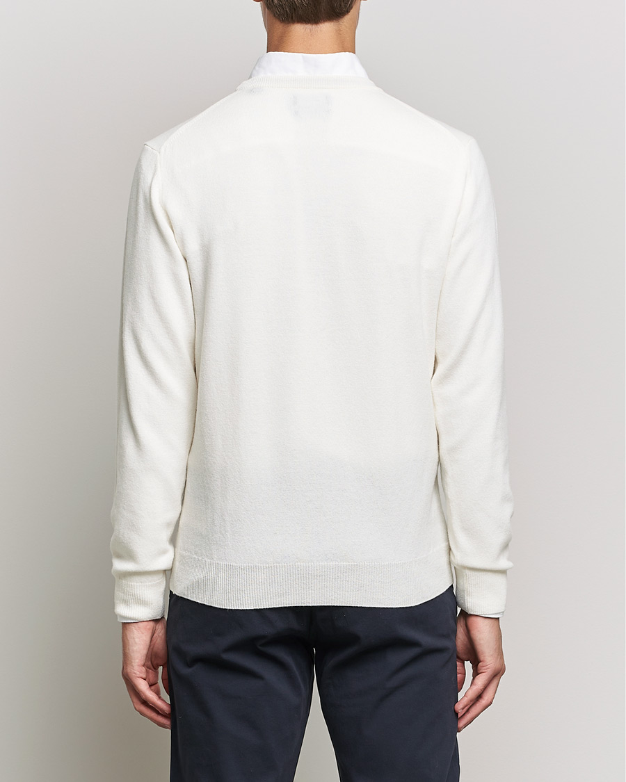 Hombres | Jerséis y prendas de punto | GANT | Lambswool Crew Neck Pullover Cream