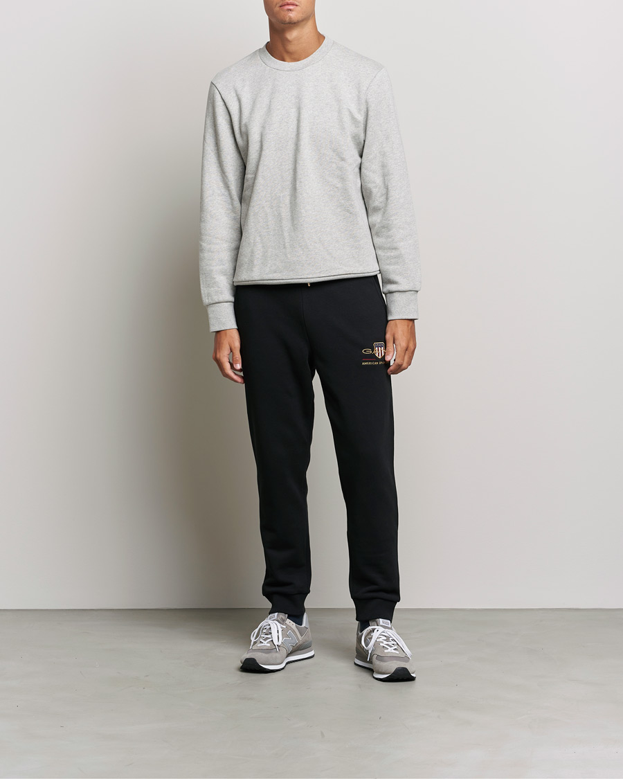 Hombres | Pantalones | GANT | Archive Shield Sweatpants Black