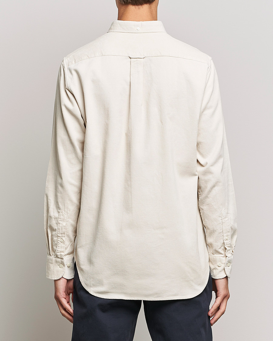 Hombres | Camisas | GANT | Regular Fit Corduroy Shirt Putty