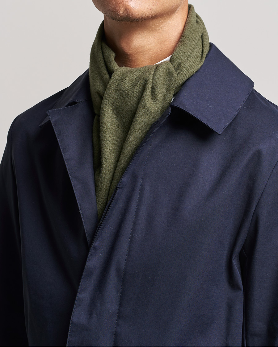 Hombres | GANT Solid Wool Scarf Hunter Green | GANT | Solid Wool Scarf Hunter Green