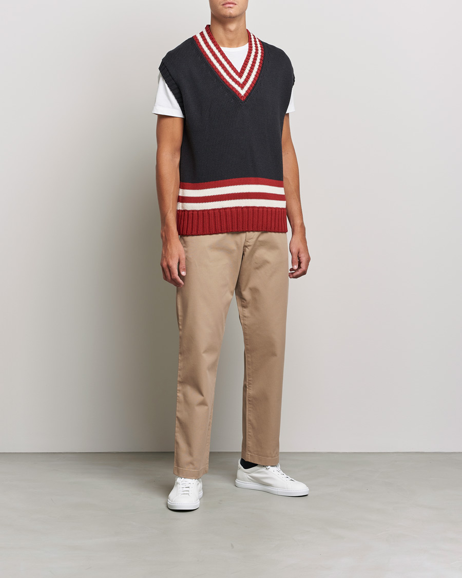 Hombres | Jerséis y prendas de punto | GANT | Oversize Vest Autumn Sunset