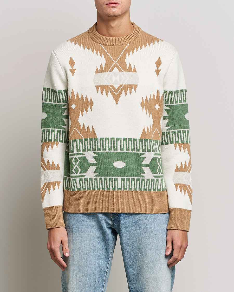 Hombres | Jerséis y prendas de punto | Alanui | Icon Jacquard Sweater Off White