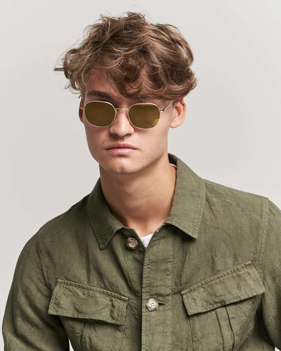 Hombres | Oliver Peoples Ades Sunglasses Gold | Oliver Peoples | Ades Sunglasses Gold