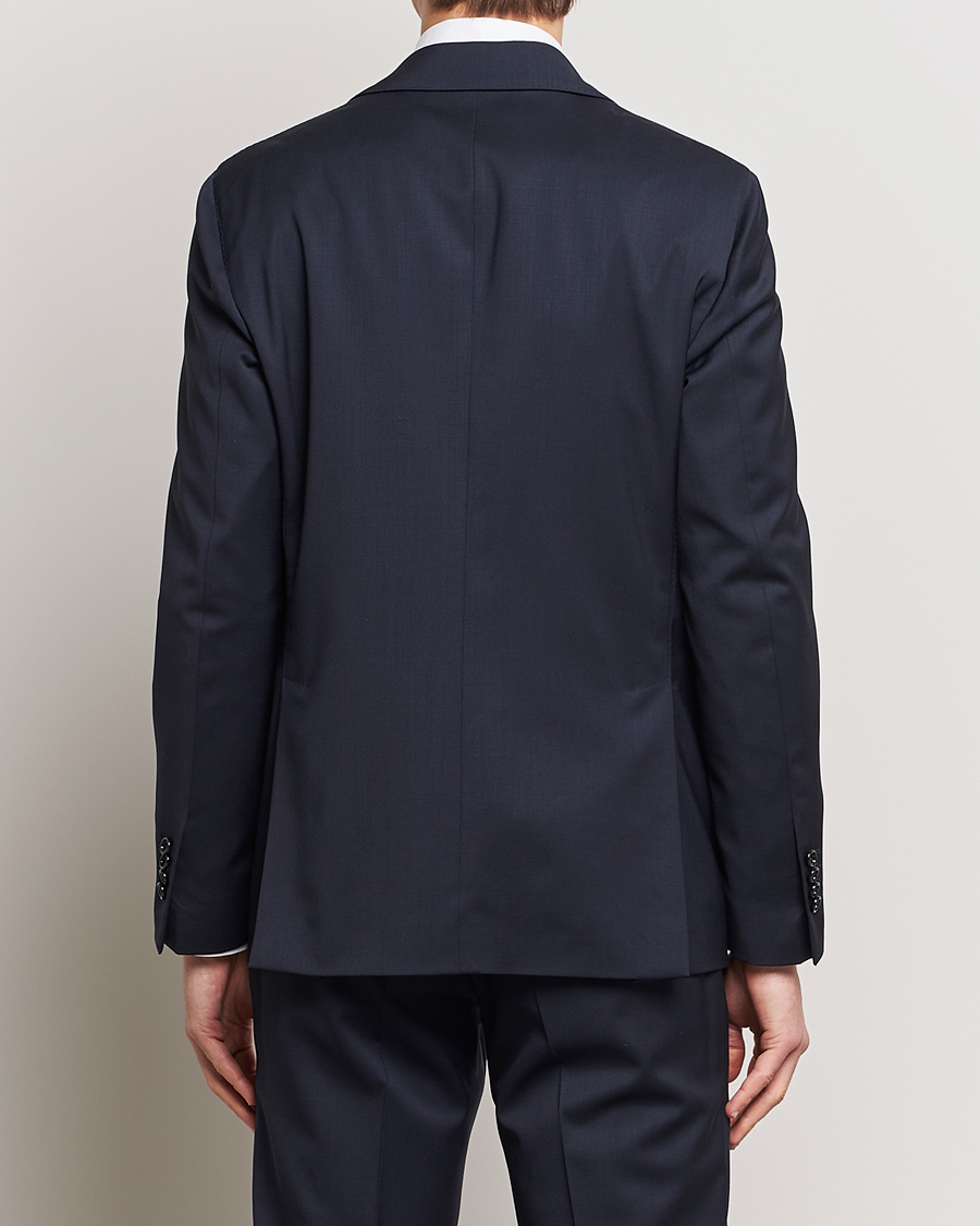 Hombres | Blazers | Lardini | Two Button Wool Blazer Navy
