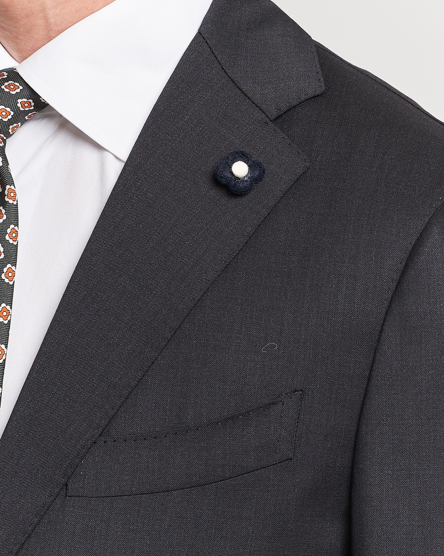 Hombres | Blazers | Lardini | Two Button Wool Blazer Grey