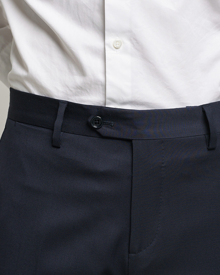 Hombres | Pantalones | Lardini | Wool Trousers Navy