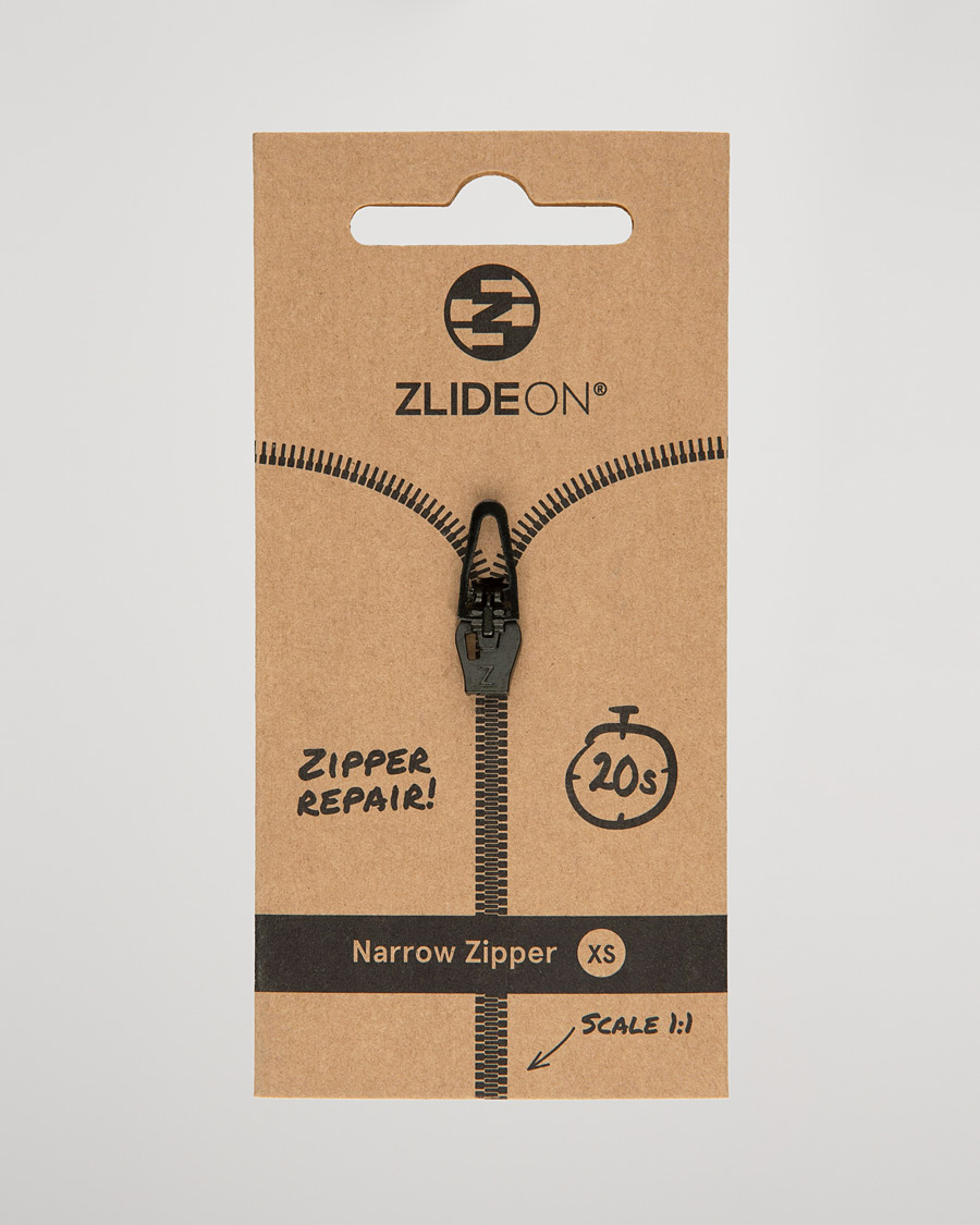 Hombres | Cuidado de prendas | ZlideOn | Narrow Zipper Black XS