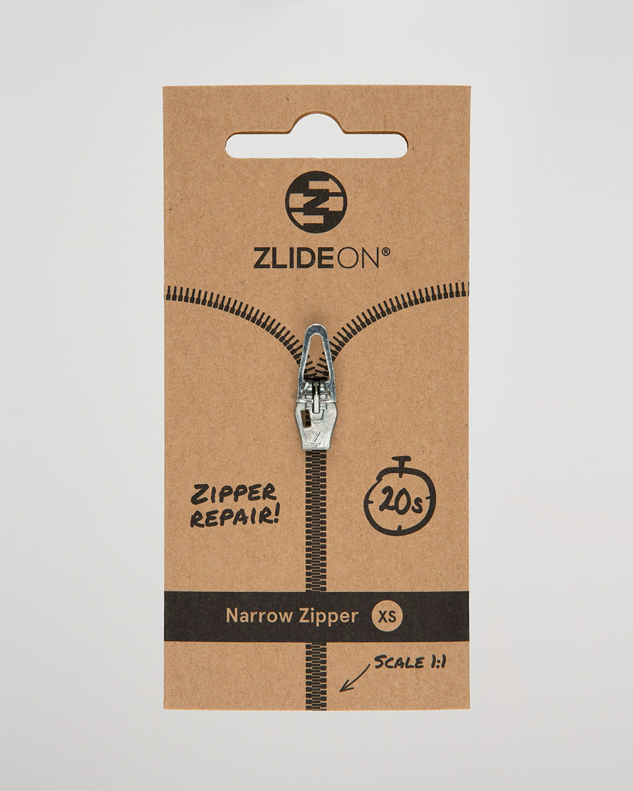 Hombres | Cuidado de prendas | ZlideOn | Narrow Zipper Silver XS