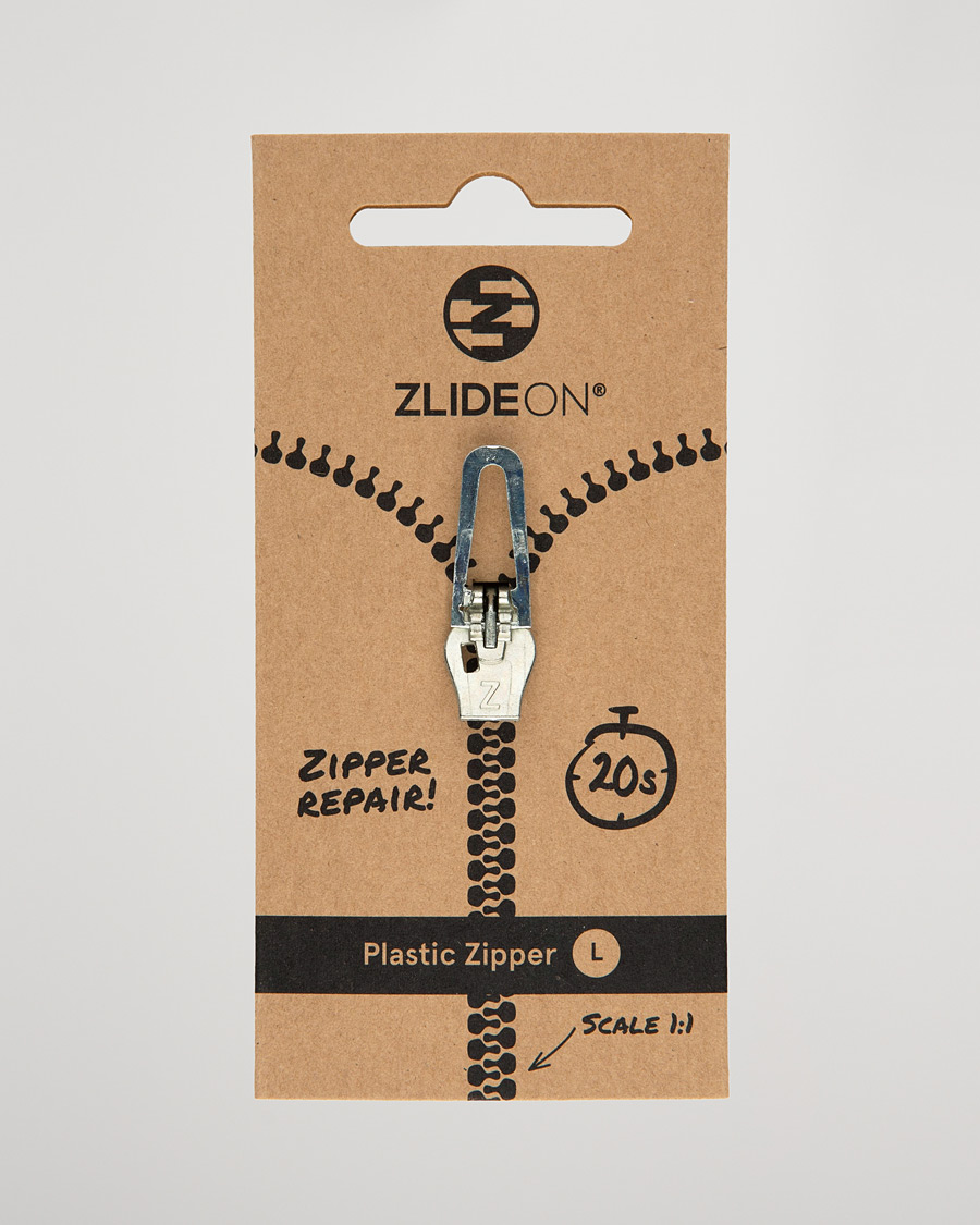 Hombres | Cuidado de prendas | ZlideOn | Normal Plastic Zipper Silver L