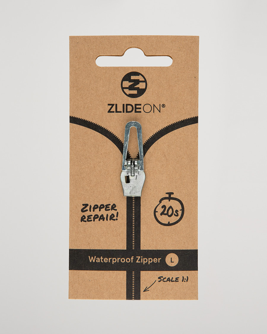Hombres | Cuidado de prendas | ZlideOn | Waterproof Zipper Silver L