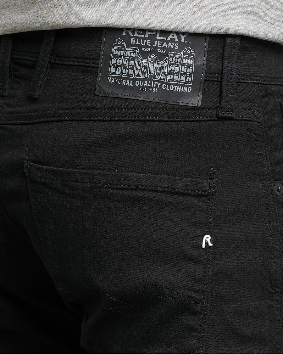 Hombres | Vaqueros | Replay | Anbass Powerstretch Jeans Black