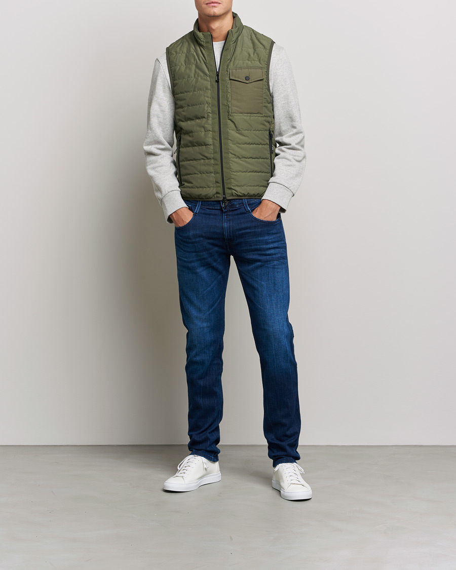 Hombres | Vaqueros | Replay | Anbass X-Lite Stretch Jeans Dark Blue