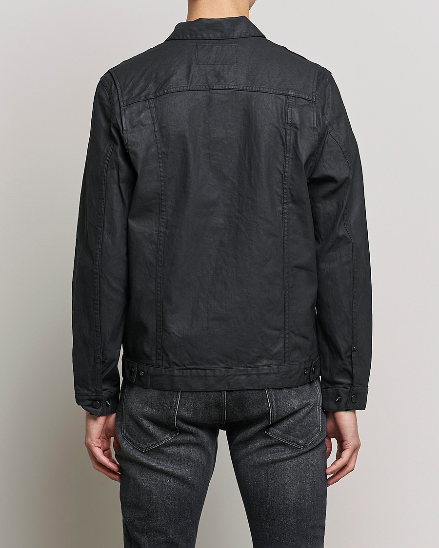 Hombres | Abrigos y chaquetas | Replay | Sartoriale Coated Denim Jacket Black