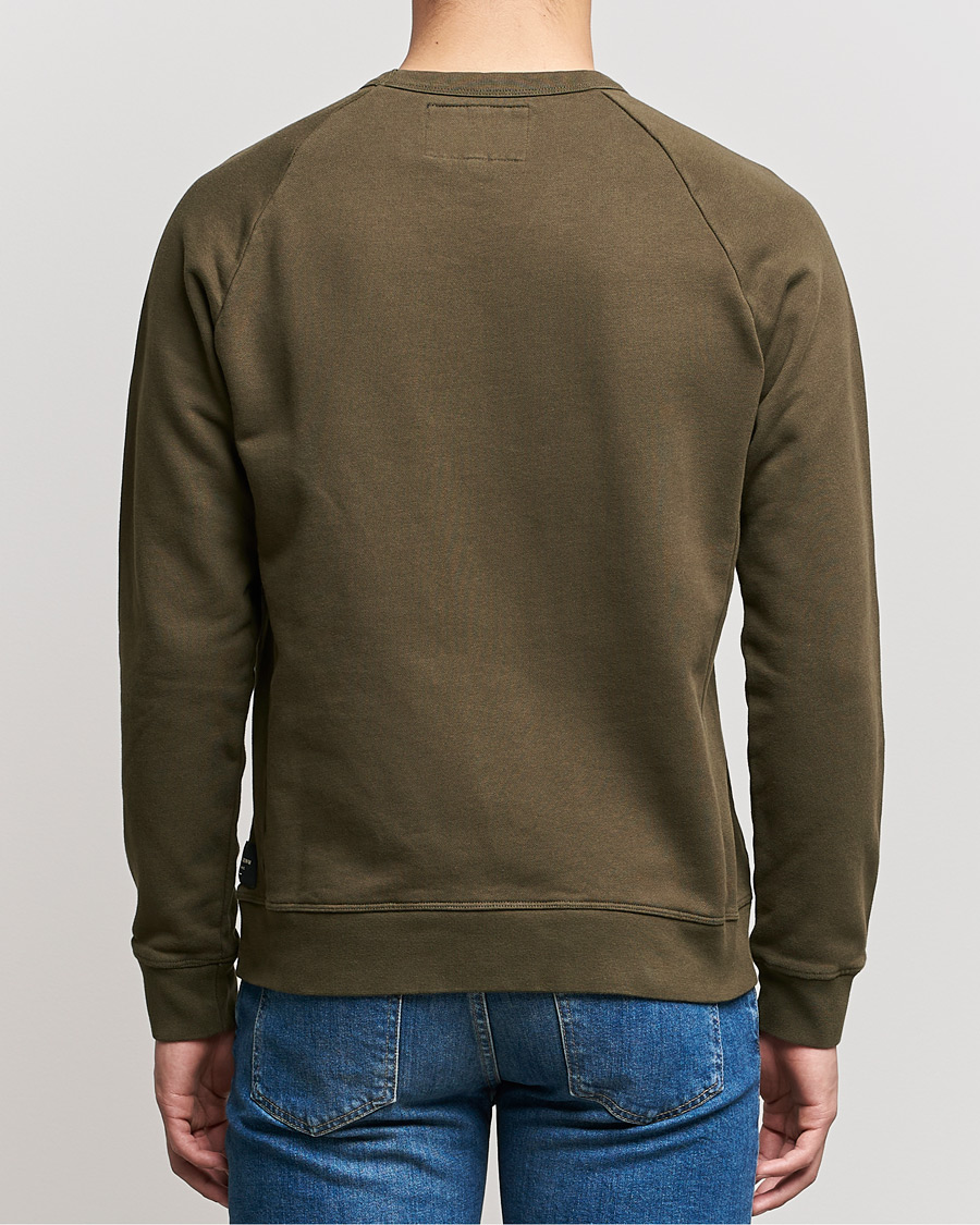 Hombres | Jerséis y prendas de punto | Replay | Sartoriale Jersey Crew Neck Sweatshirt Military