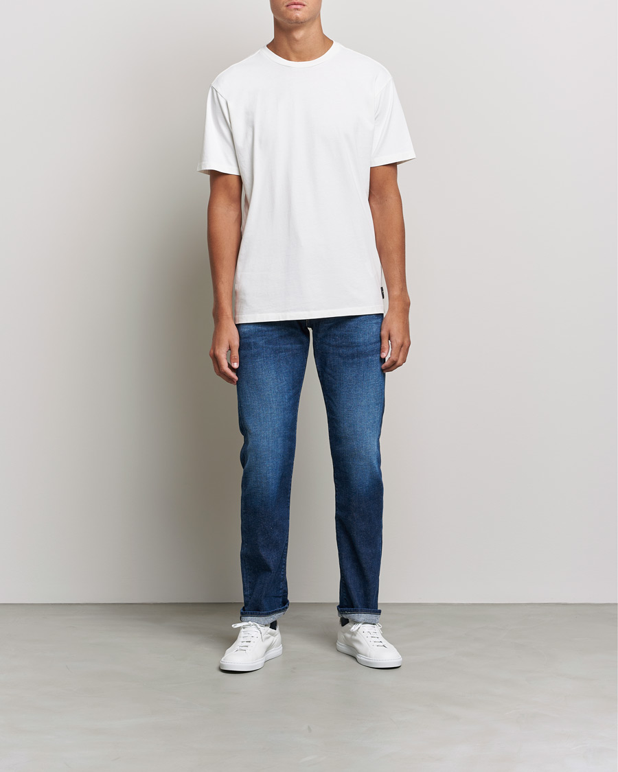 Hombres | Camisetas | Replay | Sartoriale Heavy Crew Neck T-Shirt Chalk White