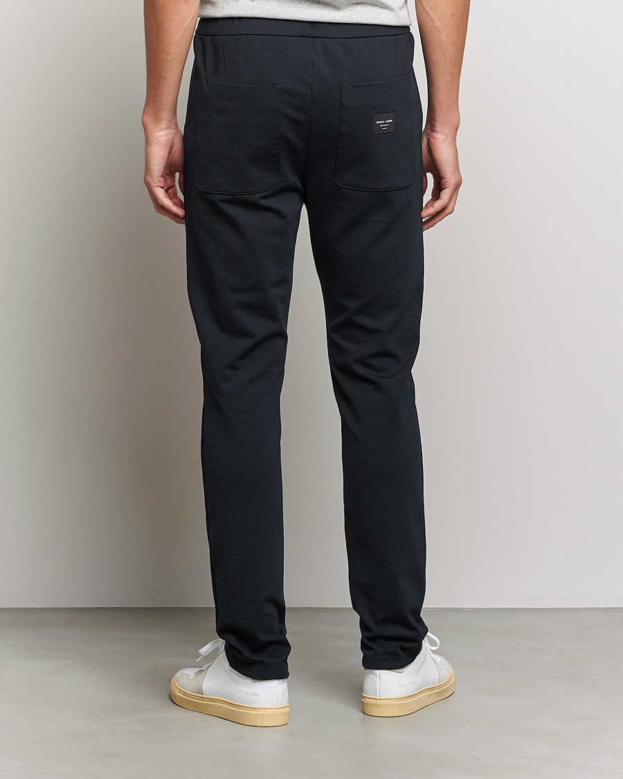 Hombres | Pantalones | Replay | Sartoriale Shiny Sweatpants Dark Blue