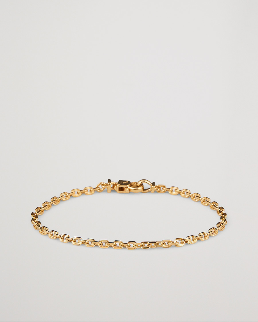 Hombres | Joyas | Tom Wood | Anker Chain Bracelet Gold
