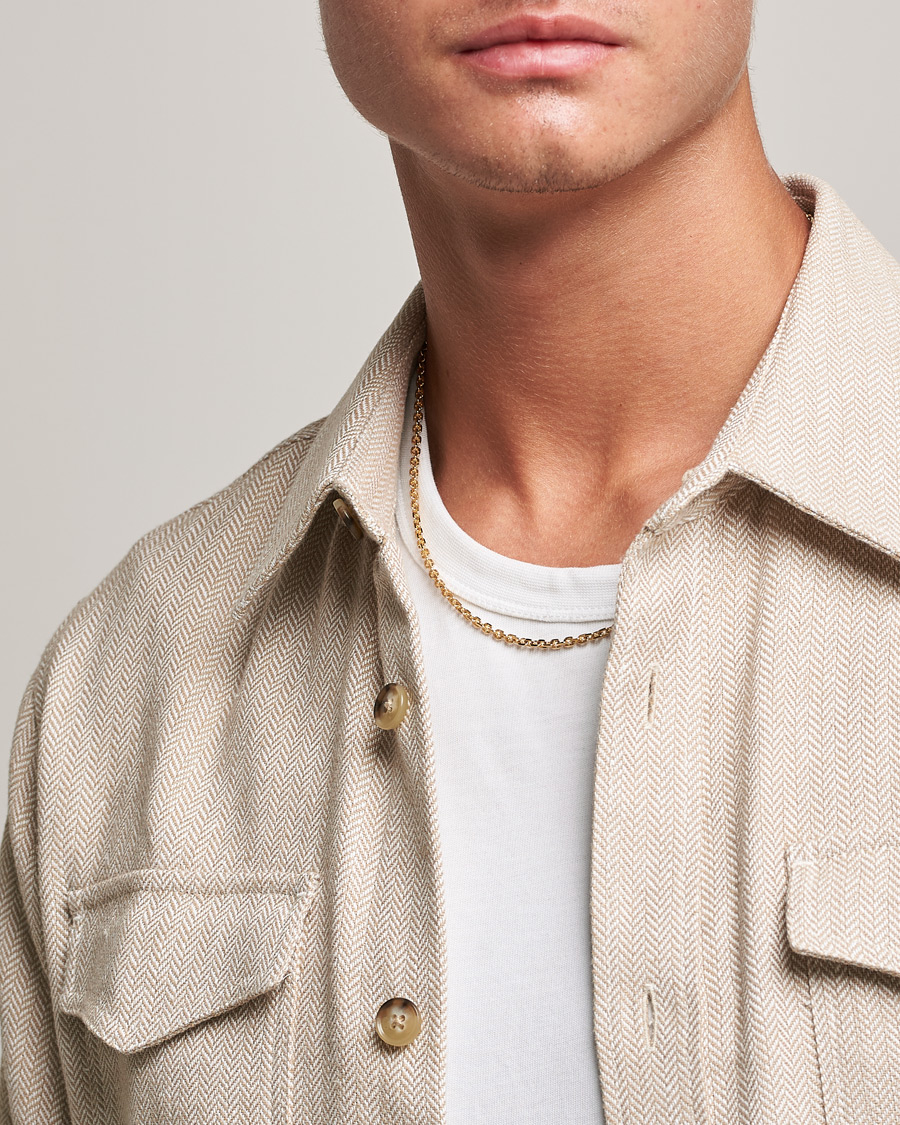 Hombres | Tom Wood | Tom Wood | Anker Chain Necklace Gold