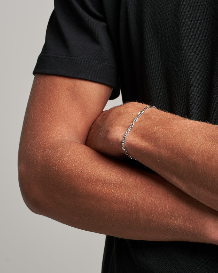 Hombres | Accesorios | Tom Wood | Cable Bracelet Silver
