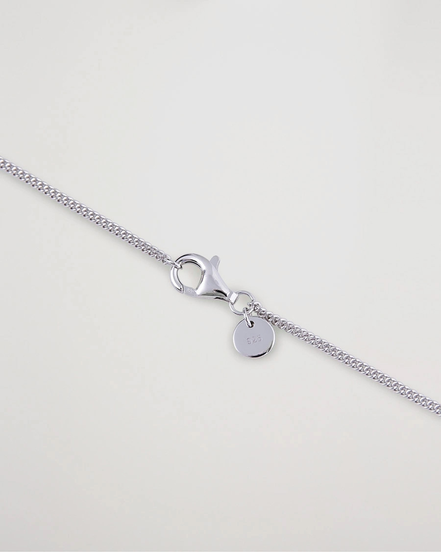 Hombres | Joyas | Tom Wood | Curb Chain Slim Necklace Silver