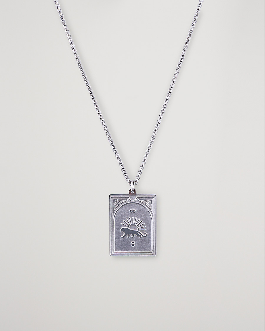 Hombres | Joyas | Tom Wood | Tarot Strength Pendant Necklace Silver