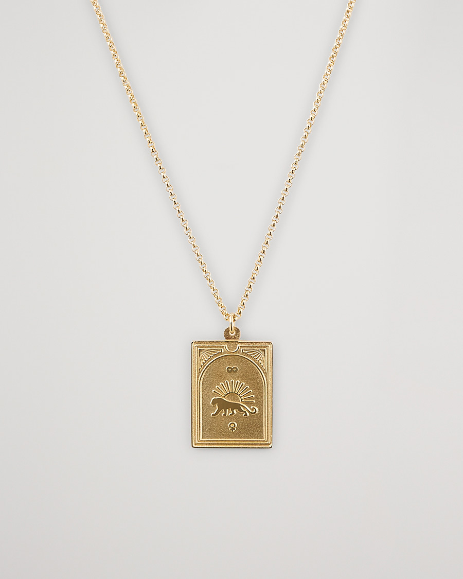 Hombres | Joyas | Tom Wood | Tarot Strength Pendant Necklace Gold