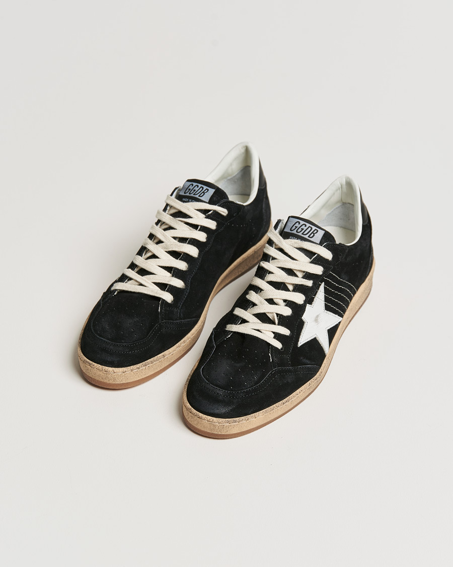 Hombres | Golden Goose Deluxe Brand Ball Star Sneakers Black/White | Golden Goose | Deluxe Brand Ball Star Sneakers Black/White
