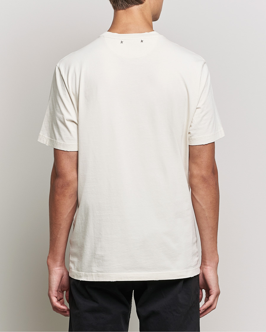 Hombres | Camisetas | Golden Goose | Deluxe Brand Journey Logo T-Shirt Bone White