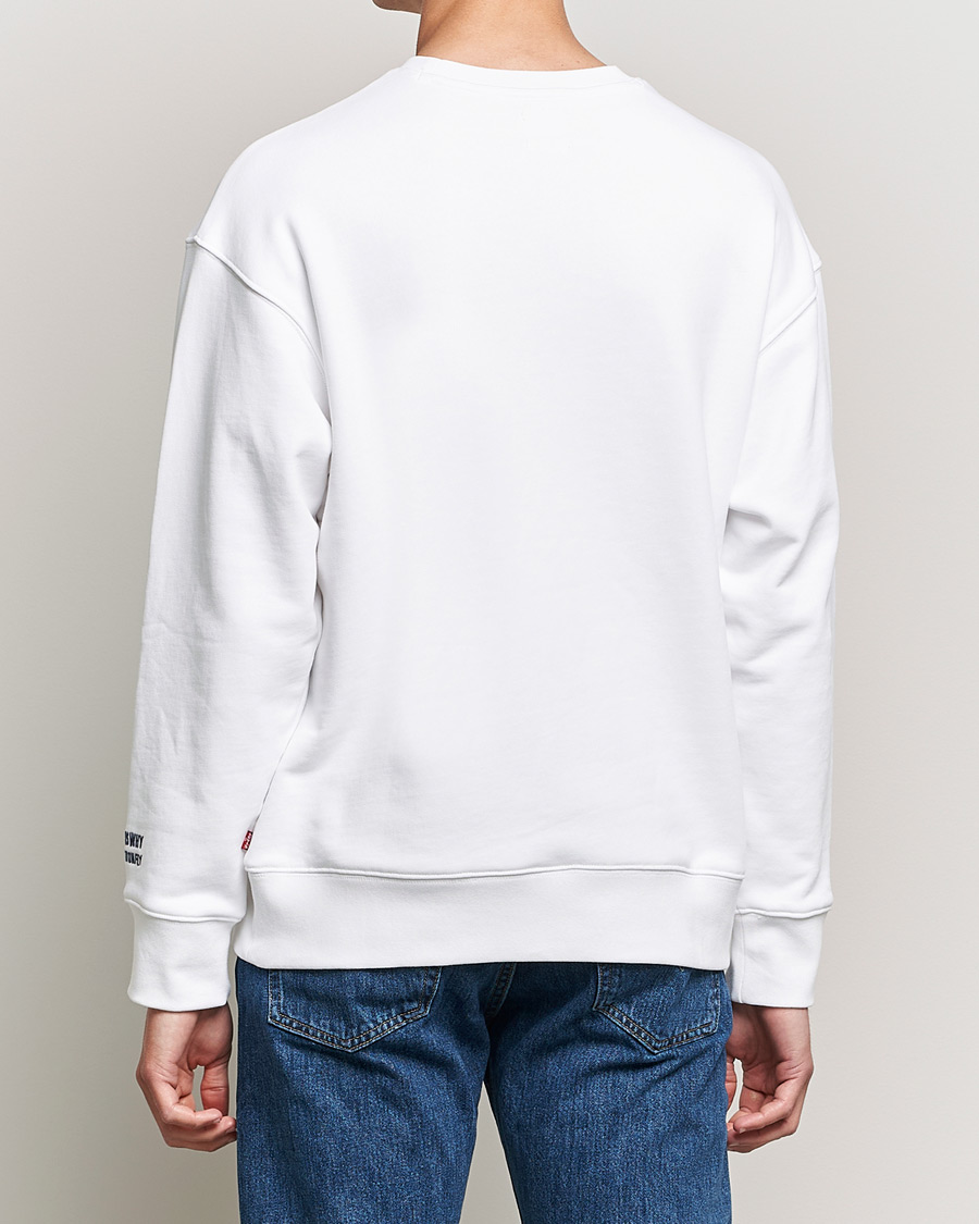 Hombres | Jerséis y prendas de punto | Levi's | Relaxed Graphic 501 Crew Neck Crew White