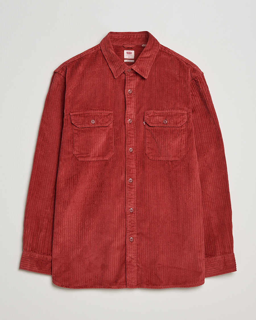Hombres | Camisas | Levi's | Jackson Worker Shirt Brick Red
