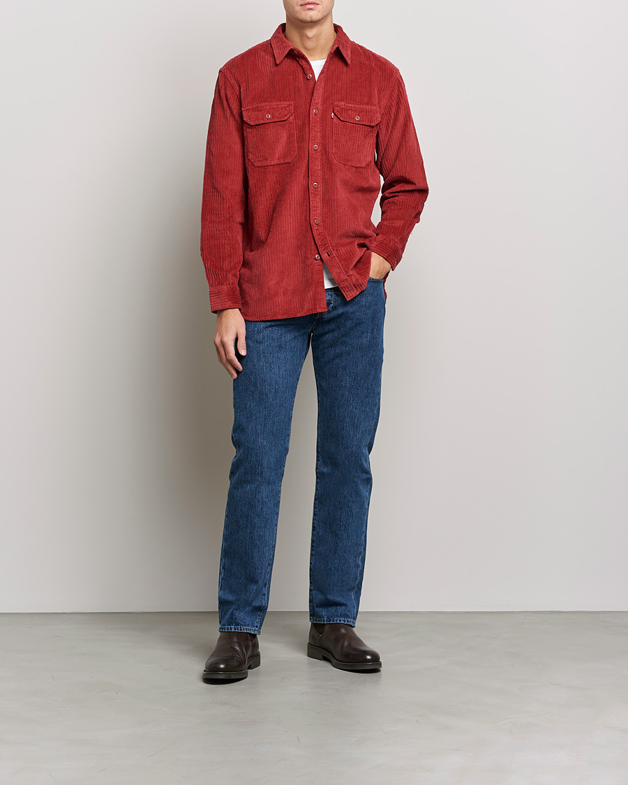 Hombres | Camisas | Levi's | Jackson Worker Shirt Brick Red