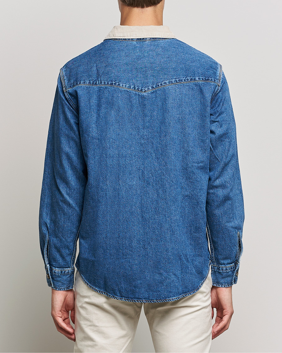 Hombres | Camisas | Levi's | Relaxed Fit Western Shirt Blue Stone Wash