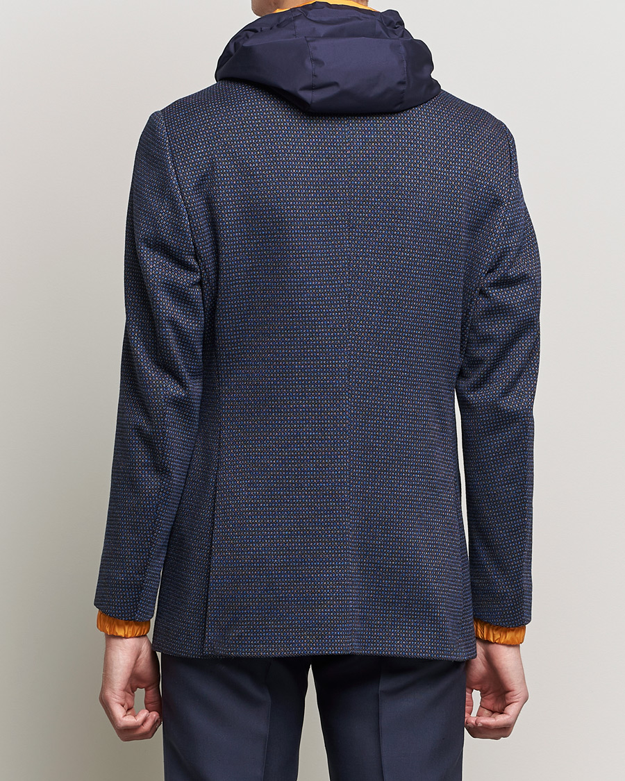 Hombres | Blazers | Etro | Hooded Jersey Blazer Navy
