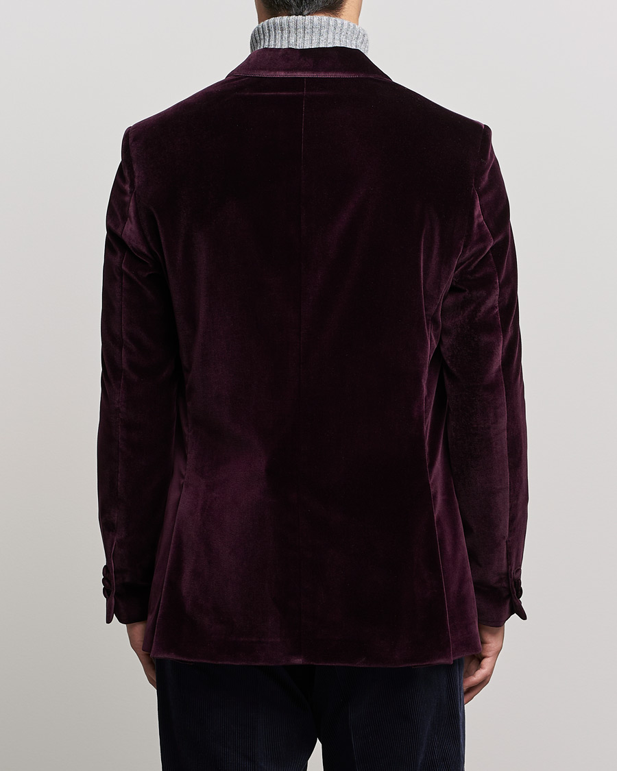 Hombres | Blazers | Etro | Velvet Blazer Burgundy